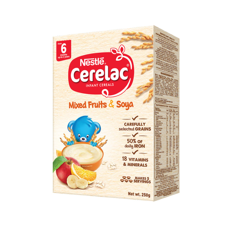 Cerelac Infant Cereal Mixed Fruits & Soya 250g