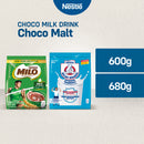 Milo Powdered Choco Malt Milk Drink 600g + Bear Brand Fortified Powdered Milk Drink 680g