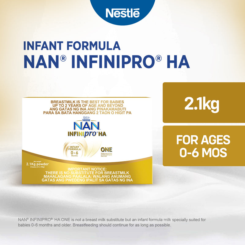 Nan Infinipro HA One Infant Formula for to Months - Main Image