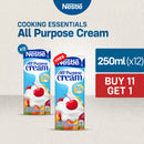Buy 11 Nestle All Purpose Cream 250ml  Get 1 FREE Nestle All Purpose Cream 250ml