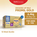 PROMIL GOLD Growing-Up Milk For Children Over 3 Years Old 6.4kg (3.2kg x2)
