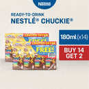 Chuckie Chocolate Flavoured Milk 180ml - Pack of 14 Get 2 FREE Chuckie 180ml & Name Labels