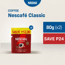 Nescafe Classic Instant Coffee 80g, Save P12 Pack of 2