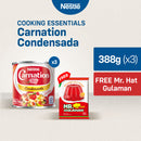 Nestlé Carnation Condensada Sweetened Condensed Milk 388g Pack of 3 + FREE Mr. Hat Gulaman