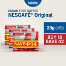 [BUY 15 SAVE 42] Nescafe Original Twin Pack Sugar Free 23g