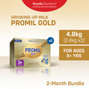 PROMIL GOLD FOUR Powdered Milk Drink for Pre-Schoolers 3 to 5 Years Old 4.8kg (2.4kg - Pack of 2)