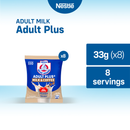 BEAR BRAND Adult Plus Powdered Milk Drink with Coffee 33g - Pack of 8