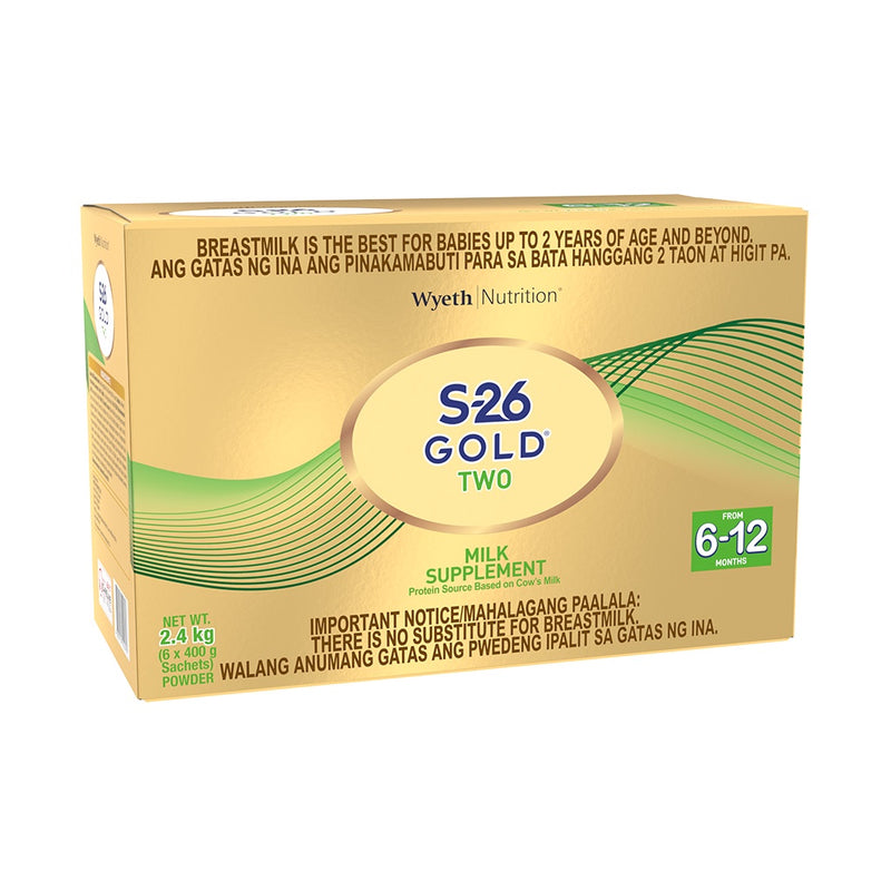 S-26 GOLD® TWO Milk Supplement for 6-12 Months, Box 2.4kg