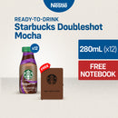 [FREE NOTEBOOK] Starbuck Ready To Drink Frappuccino Mocha Coffee 280ml - Pack of 12