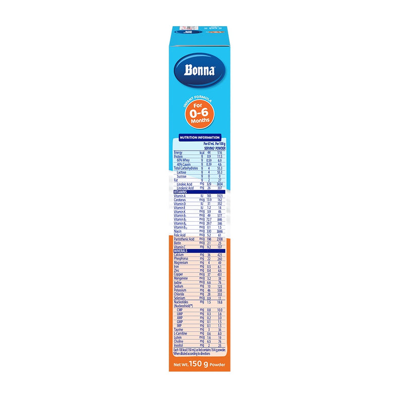 Bonna Stage 1 Infant Formula for 0 to 6 Months 150g