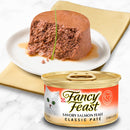 FANCY FEAST Savory Salmon Adult Wet Cat Food - 85g x24