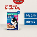 PURINA FELIX Kitten with Tuna in Jelly - 85gx12
