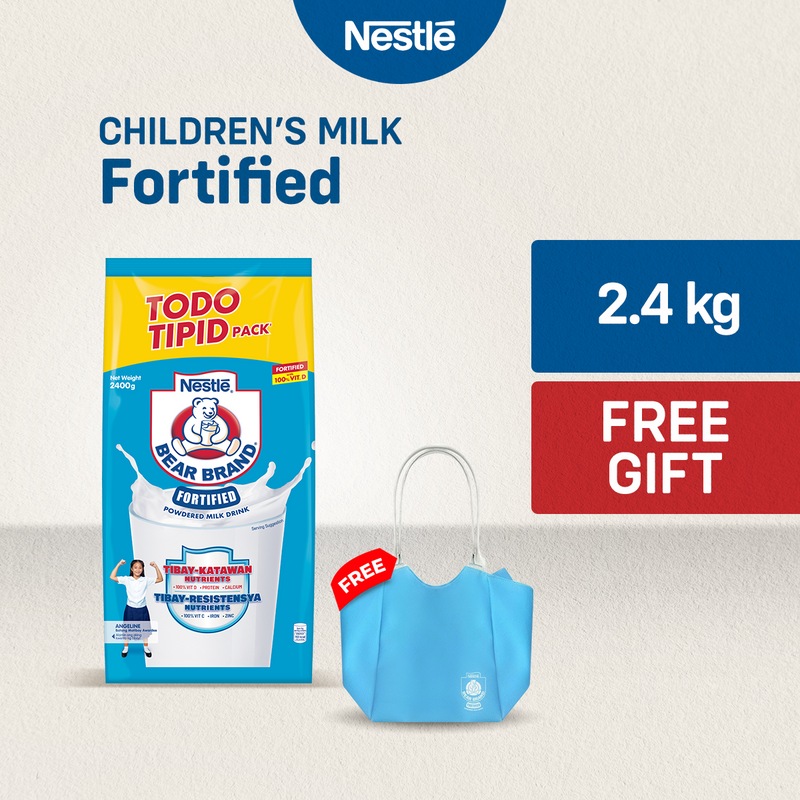 [FREE RAMADAN BAG]  Bear Brand Fortified Powdered Milk Drink 2.4kg