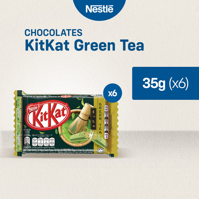 KitKat 4-Finger Limited Edition Green Tea 35g - Pack of 6