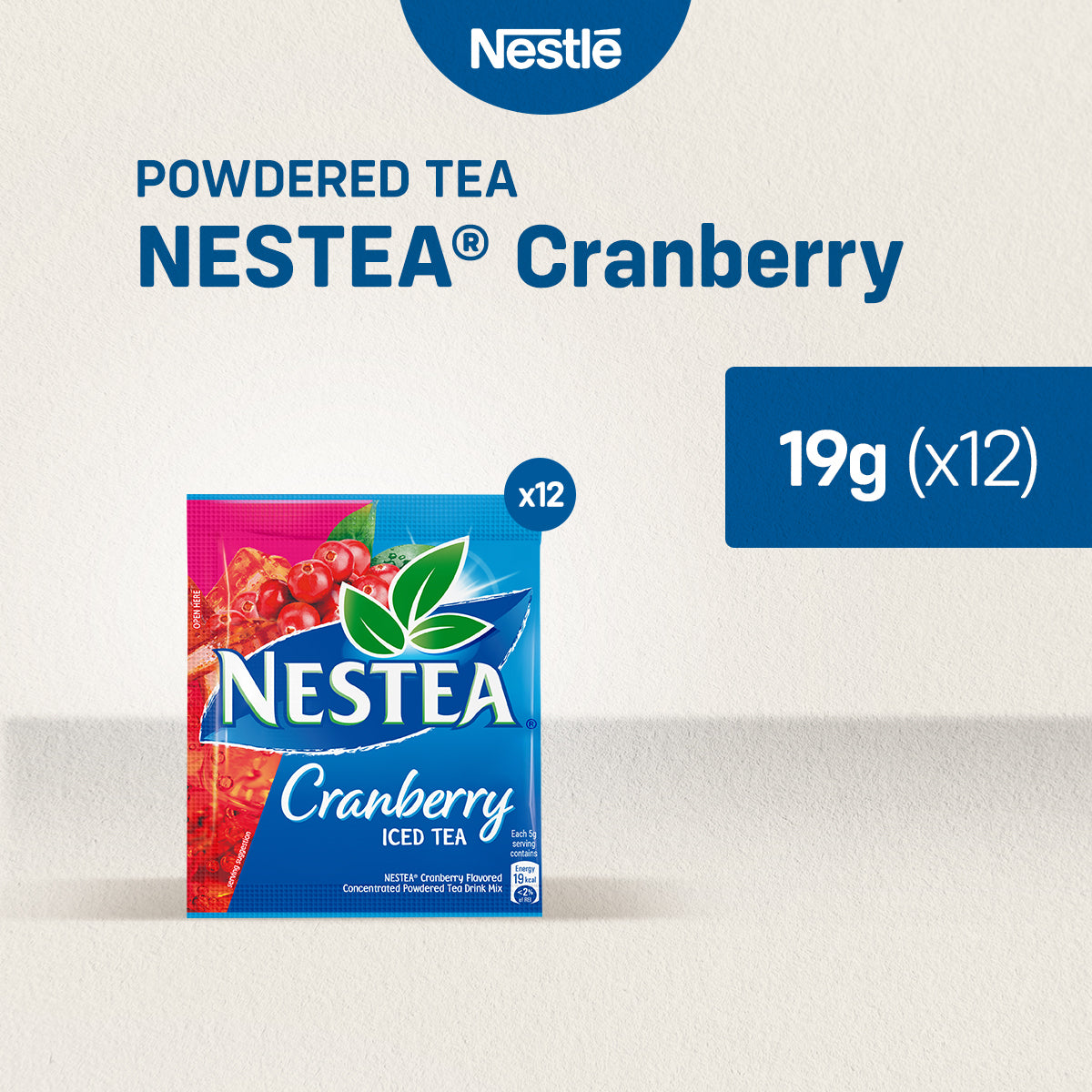 Nestea Cranberry Iced Tea 20g - Pack of 12
