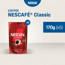 NESCAFE Classic Instant Coffee 170g - Pack of 5