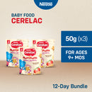 Cerelac Nutripuffs Strawberry Infant Snack 50g - Pack of 3