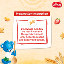 [FREE BIBDANA] Cerelac Nutripuffs Banana & Orange Infant Snack Baby Food 50g - Pack of 3