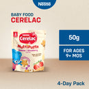 Cerelac Nutripuffs Banana & Strawberry Infant Snack Baby Food 50g