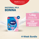 BONINA Maternal Milk Supplement for Pregnant and Breastfeeding Moms 1.4kg (350g - Pack of 4)