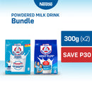 [Save P30] BEAR BRAND Adult Plus Powdered Milk Drink 300g + BEAR BRAND Powdered Milk Drink 300g
