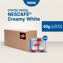 [CASE] NESCAFE Creamy White 3-in-1 Coffee Twin Pack 40g  - Pack of 200