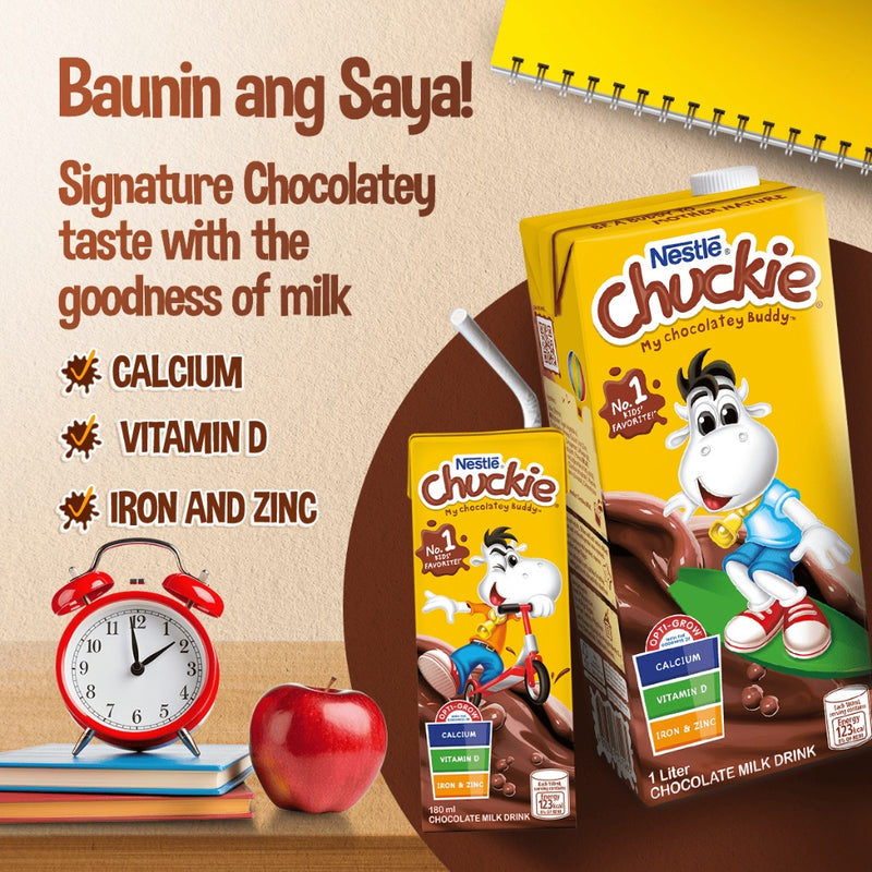Chuckie 110ml x 6 + Nido Nutrisnax Strawberry 110ml x 3 + Nido Nutrisnax Banana 110ml x 3