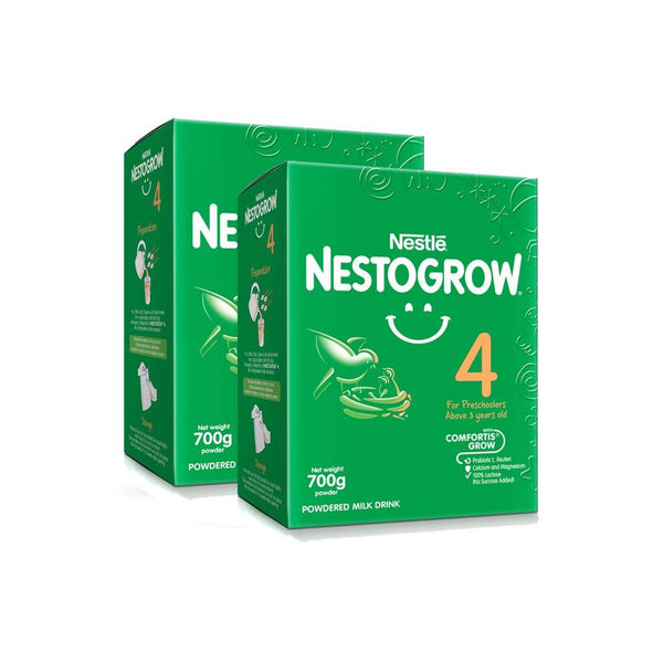 Nestogrow 4 Powdered Milk For Children Above 3 Years Old 700g - Pack Of 2
