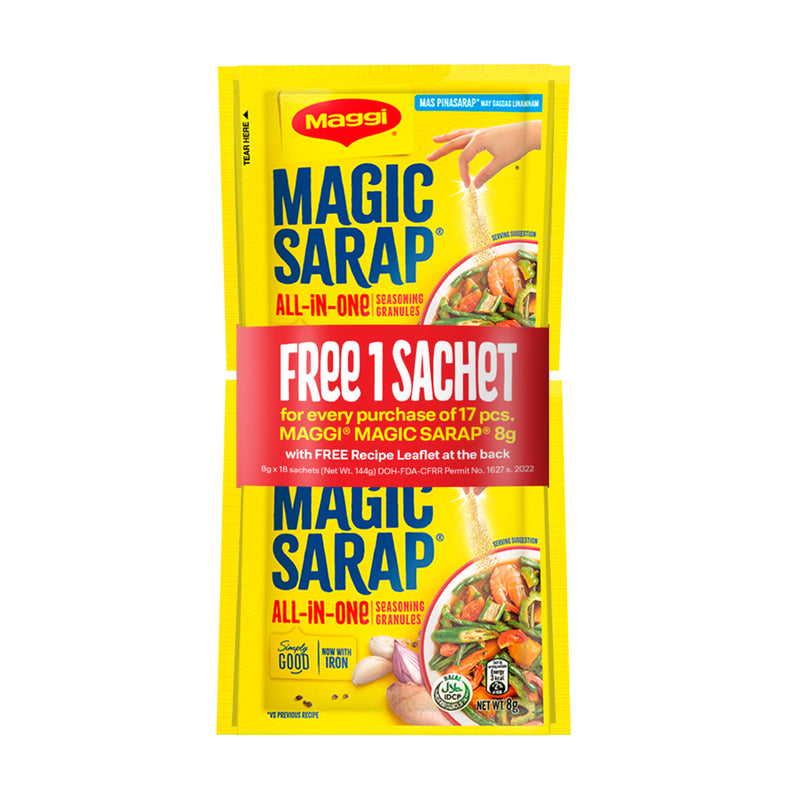 MAGGI Magic Sarap All-In-One Seasoning 8g 17 + 1