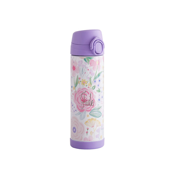 [NOT FOR SALE] Mackenzie Lavender Floral Blooms Large Insulated Water Bottle