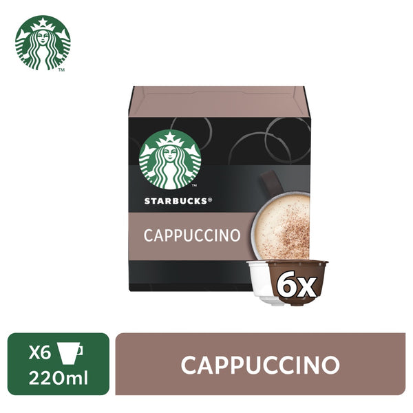 El extraño Melancólico Identificar Starbucks by Nescafé Dolce Gusto Cappuccino Coffee Pods 120g