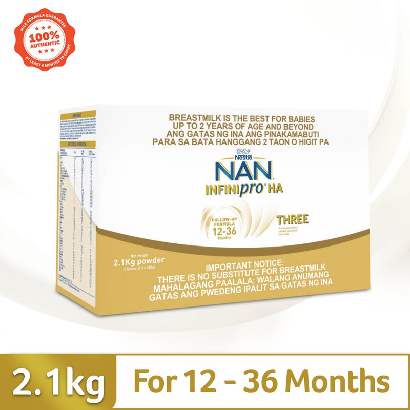 NAN INFINIPRO HA Three Milk Supplement For Children 1-3 Years Old 2.1kg