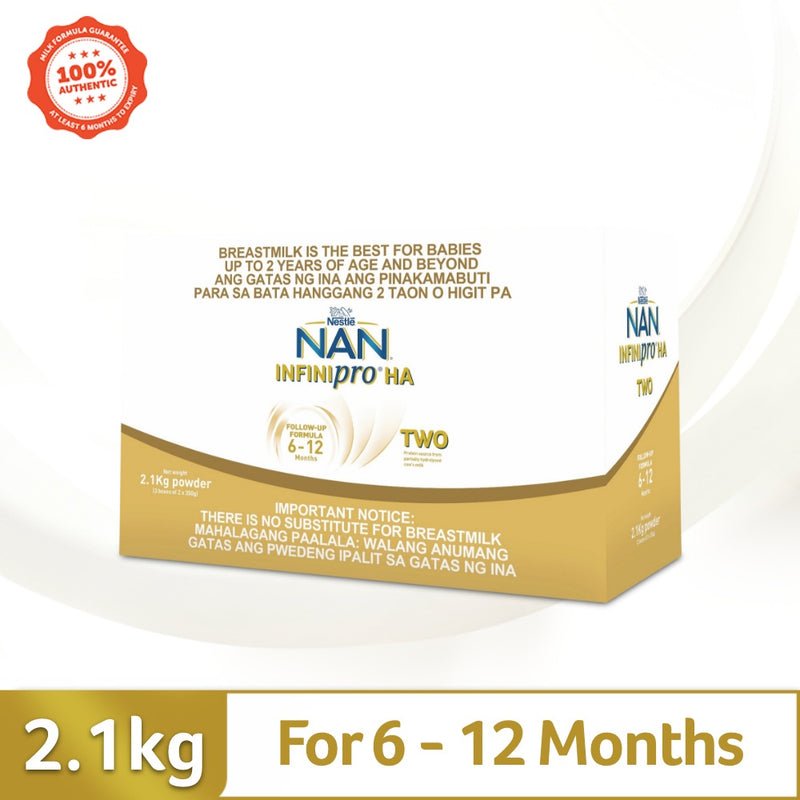 NAN Infinipro HA Two Infant Formula For 6-12 Months 2.1kg