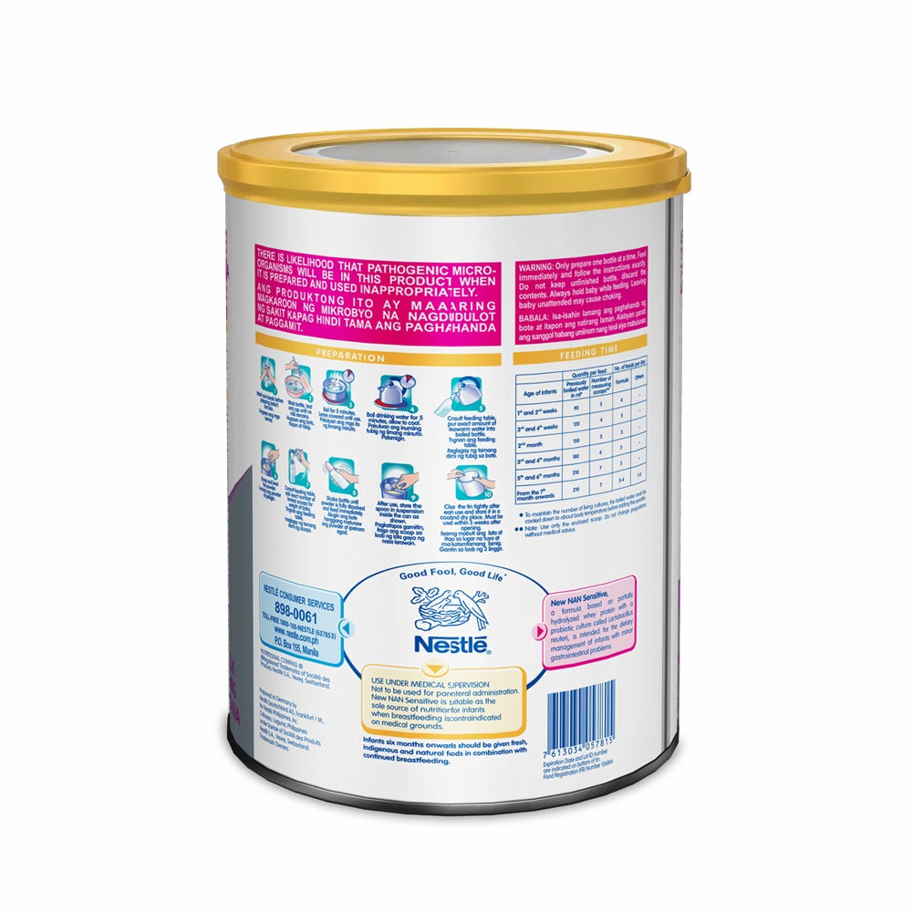 Nan Sensitive Infant Formula for to 12 Months 800g