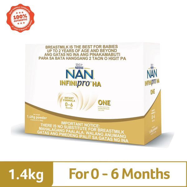 NAN Infinipro HA One Infant Formula For 0-6 Months 1.4kg