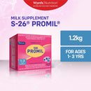 S-26 Promil Milk Supplement for Children 1 to 3 Years Old 1.2kg
