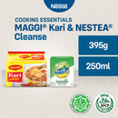 Maggi Kari Noodles 79g - Pack of 5 + NESTEA Cleanse Lemon Cucumber Powdered Green Tea with Fiber 250