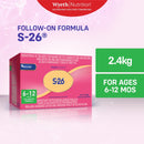 S-26 Two Follow-on Formula for 6 to 12 Months 2.4kg