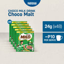 Milo Activ-Go Choco Malt Powdered Milk Drink 24g - Pack of 48