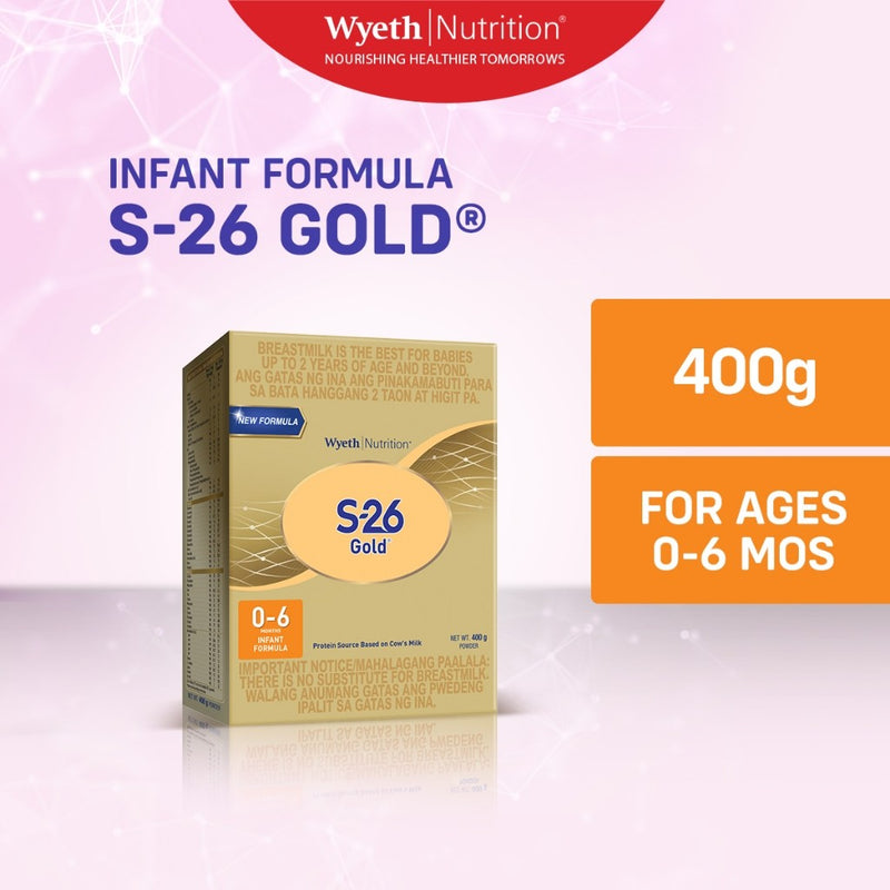 S-26 Gold One Infant Formula for 0 to 6 Months 400g