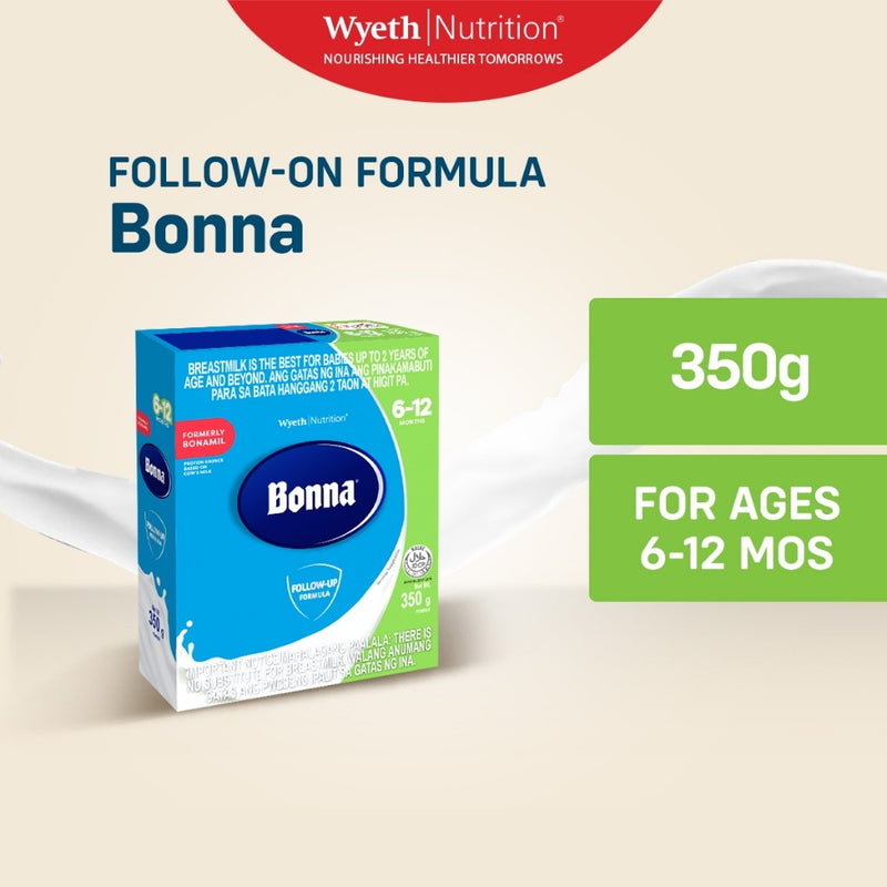 WYETH BONNA Stage 2 Infant formula for 6-12 Months 350g (formerly Bonamil)