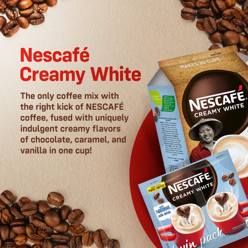 [Buy 10 Get 1] Nescafe Creamy White 3-in-1 Coffee Twin Pack 51g - Pack of 10+1