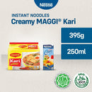 Maggi Kari Noodles 79g - Pack of 5 + Nestle All-Purpose Cream 250ml