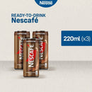 [NEW] Nescafe Ready to Drink Cappuccino 220ml - Pack of 3