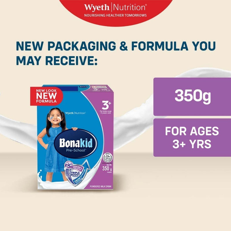 Bonakid Pre-School 3+ Powdered Milk Drink for Children Over 3 Years Old 350g