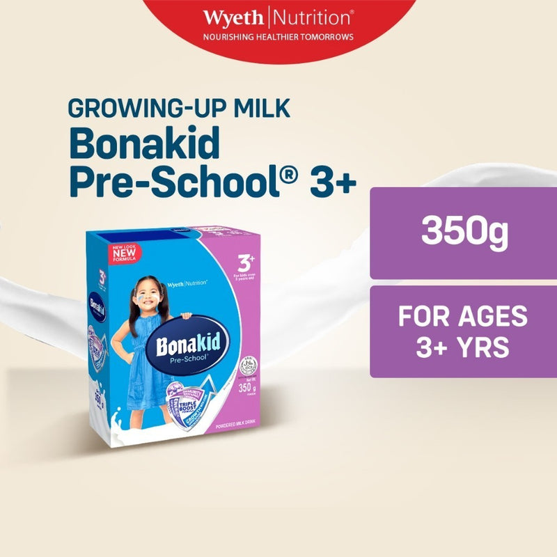 Bonakid Pre-School 3+ Powdered Milk Drink for Children Over 3 Years Old 350g