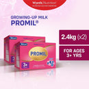 PROMIL FOUR Powdered Milk Drink for Over 3 Years Old 4.8kg (2.4kg - Pack of 2)