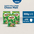 Milo Powdered Choco Malt Milk Drink 300g - Pack of 3