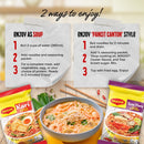 Maggi Kari Noodles 79g - Pack of 10 + Nestle All-Purpose Cream 250ml - Pack of 2
