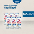 Bear Brand Sterilized UHT Milk 200ml - Pack of 6